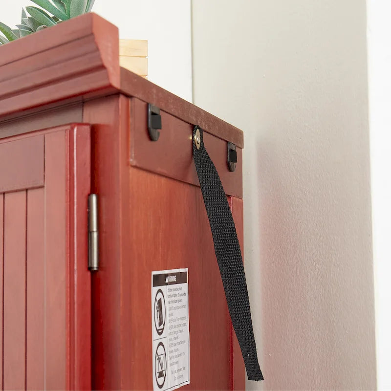 72" Tall Corner Kitchen Pantry Cabinet with 8 Doors & Adjustable Shelves