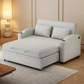 Convertible Loveseat Sofa Bed with USB Ports & Cup Holders