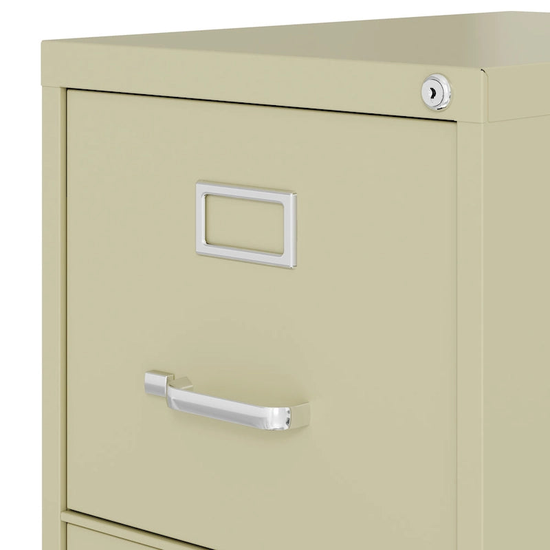 3-Drawer Deep Vertical File Cabinet for Letter-Width Files