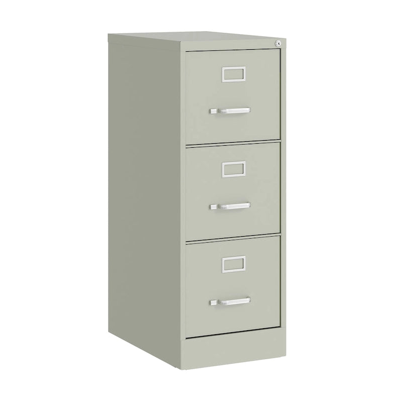 3-Drawer Deep Vertical File Cabinet for Letter-Width Files