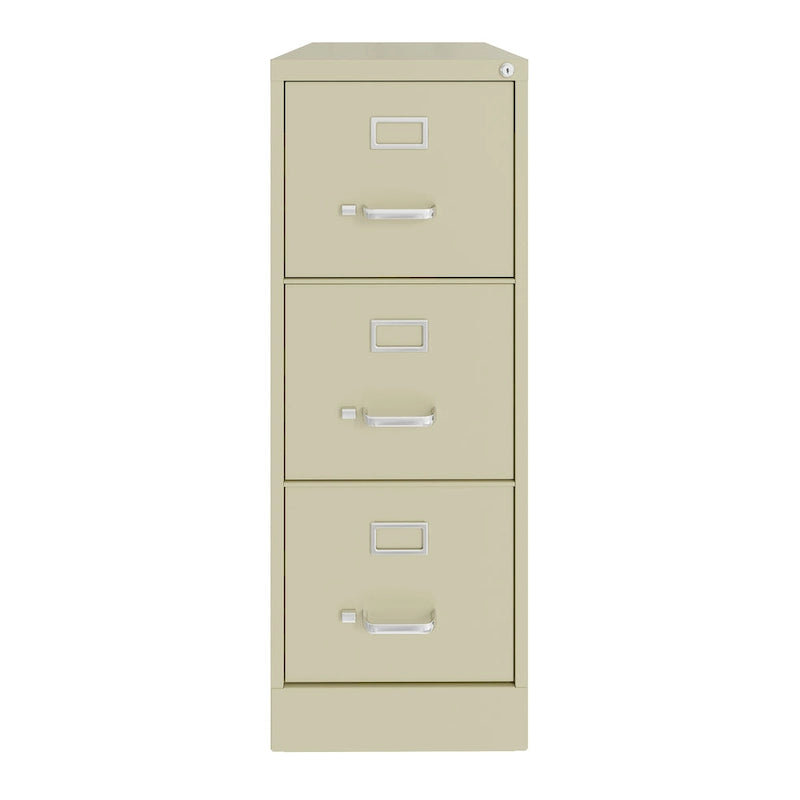 3-Drawer Deep Vertical File Cabinet for Letter-Width Files