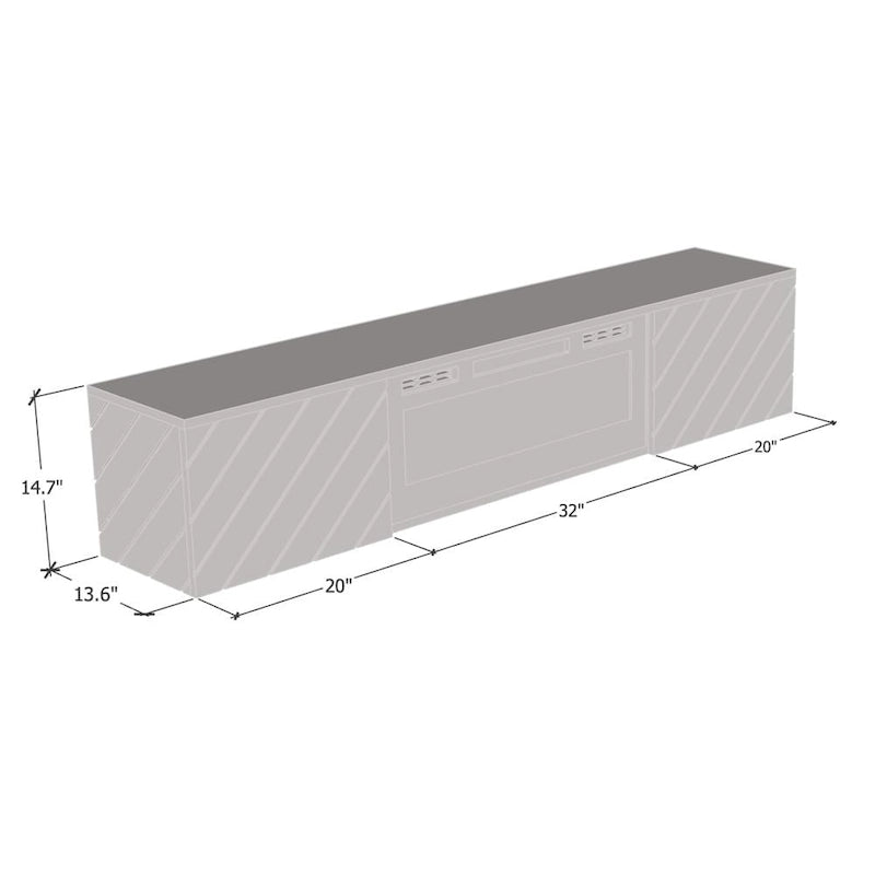 72-Inch High Gloss TV Stand with Built-In Electric Fireplace Insert