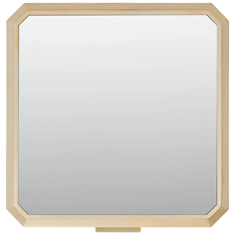 3-Drawer Mirrored Nightstand with Glamorous Finish