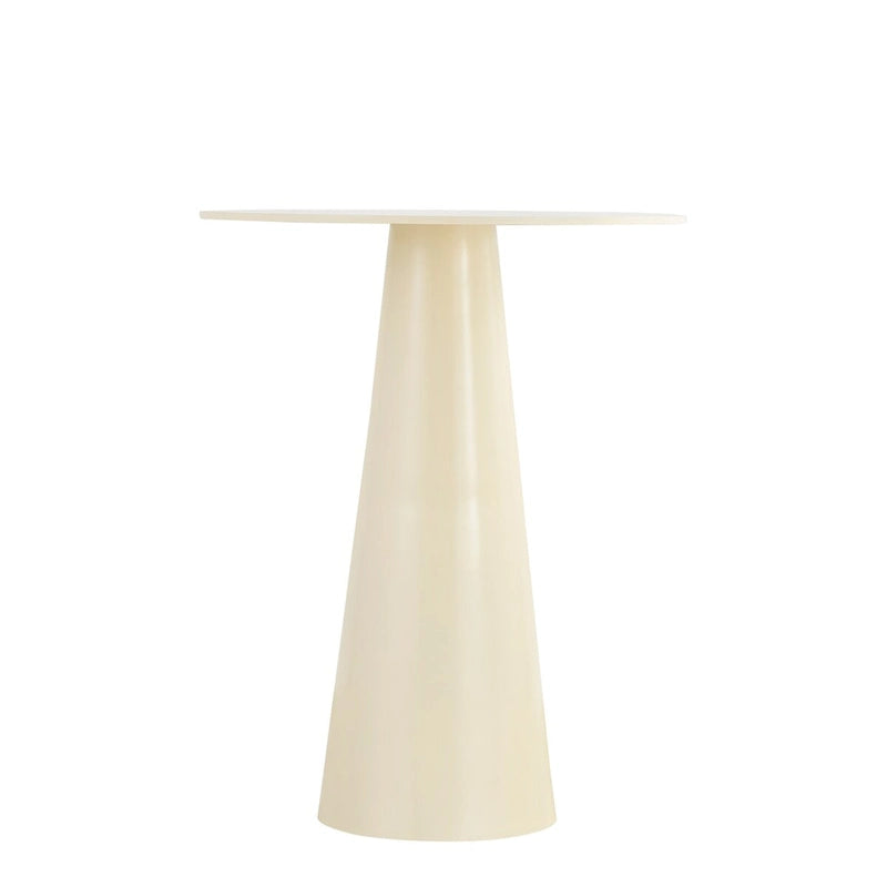 Conical Aluminum Side Table — Minimalist End Table & Nightstand