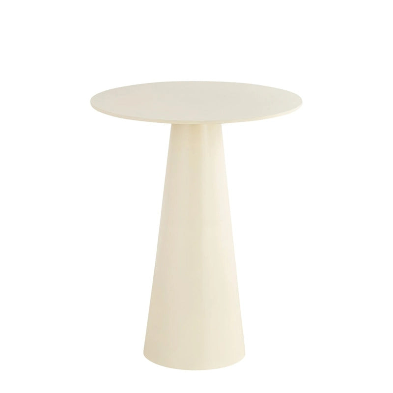 Conical Aluminum Side Table — Minimalist End Table & Nightstand