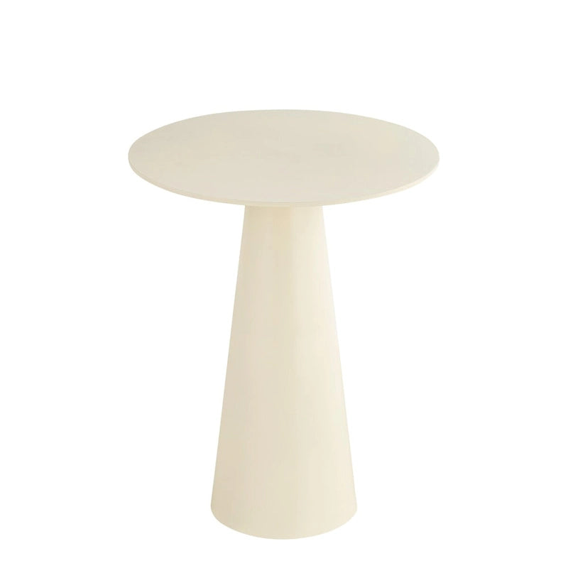 Conical Aluminum Side Table — Minimalist End Table & Nightstand