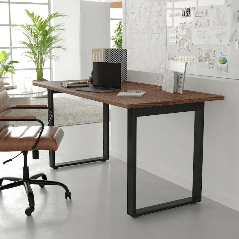 Commercial Conference Table with Laminate Top & Heavy-Duty U-Frame Base