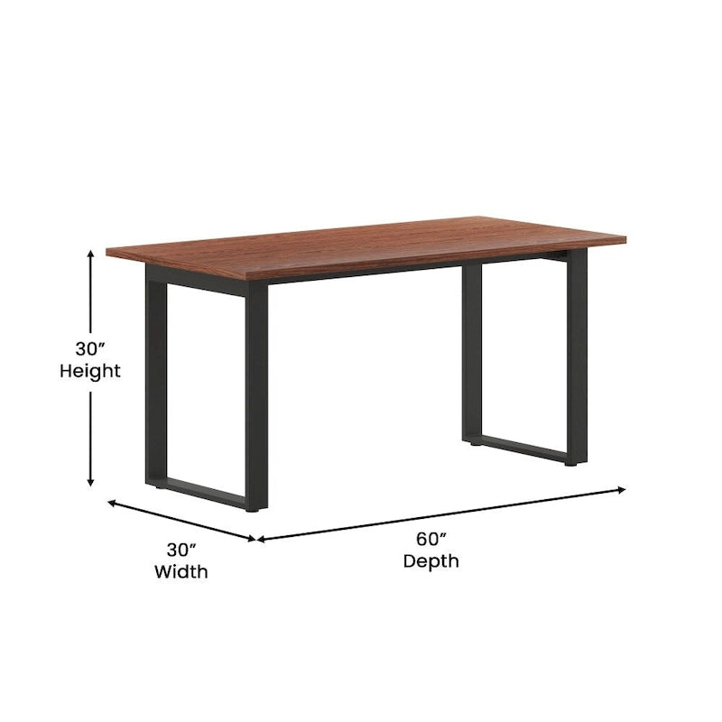 Commercial Conference Table with Laminate Top & Heavy-Duty U-Frame Base